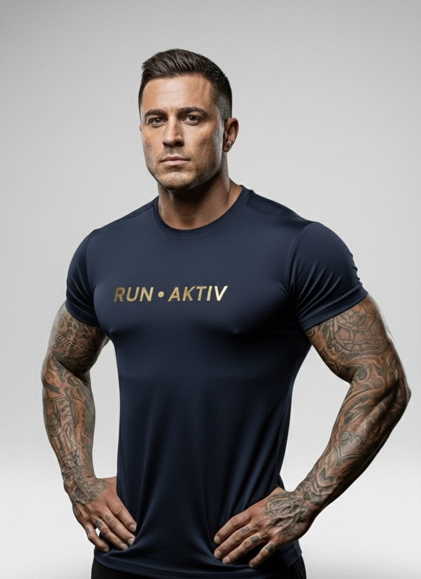 T-shirt pour homme RUN•AKTIV – Col rond
