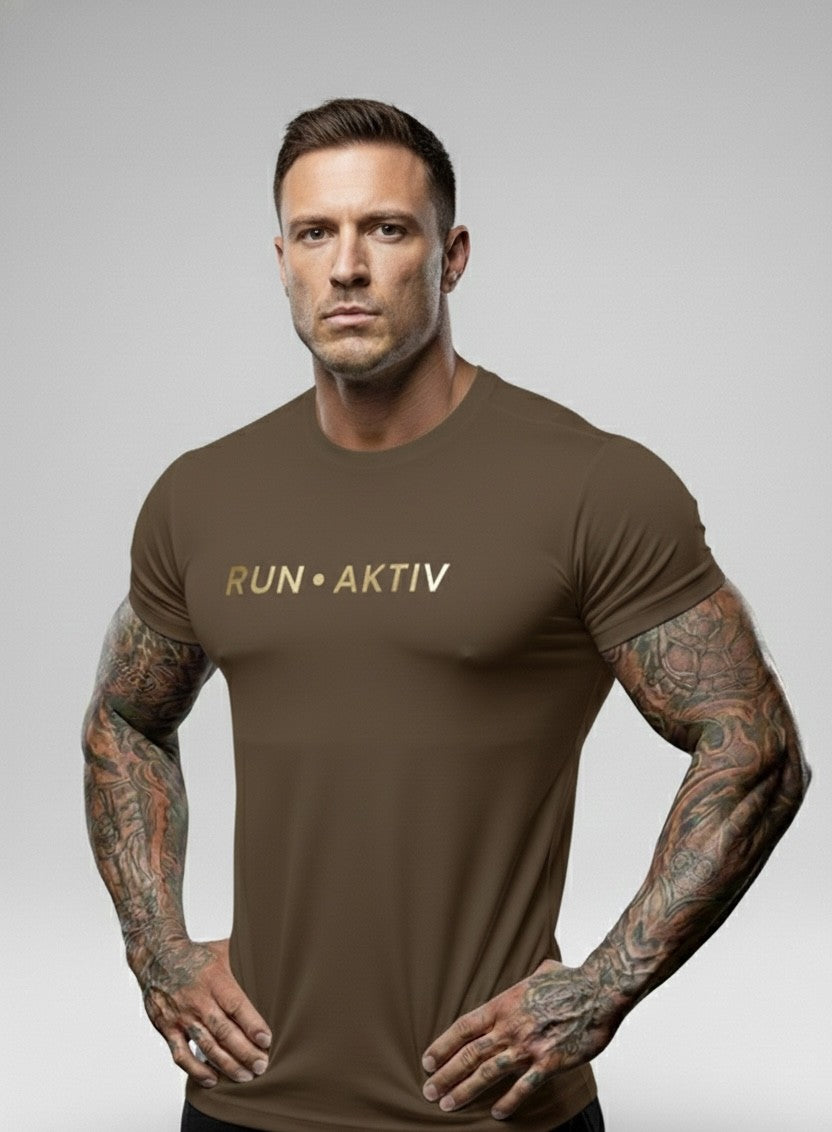 T-shirt pour homme RUN•AKTIV – Col rond