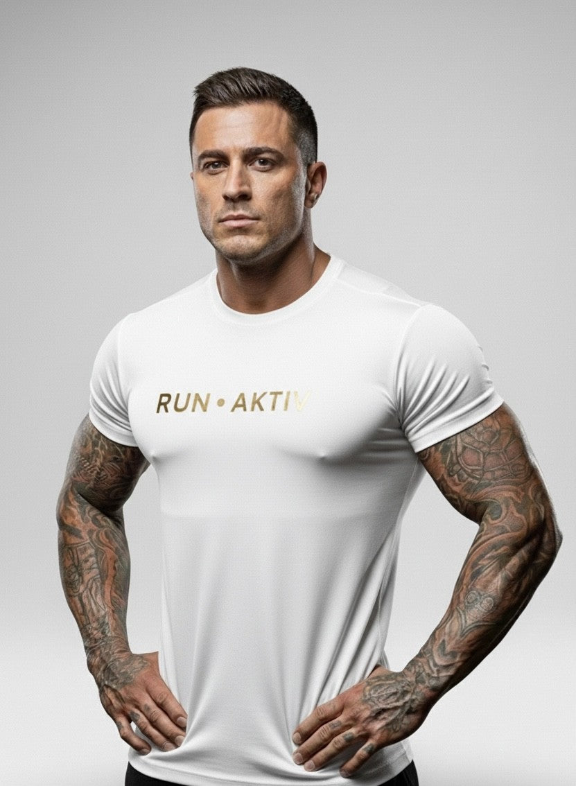 T-shirt pour homme RUN•AKTIV – Col rond