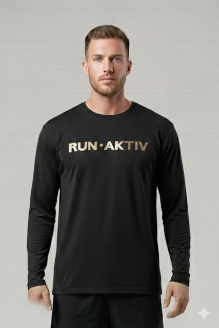 RUN•AKTIV Men's Long-Sleeve T-Shirt – Crew Neck